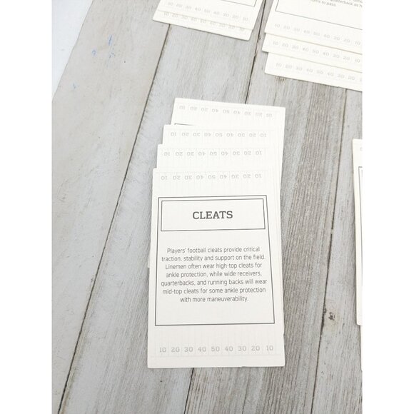 NFL-OPOLY Junior Game Replacement Cards Property Deeds And Gear Up - Picture 10 of 11